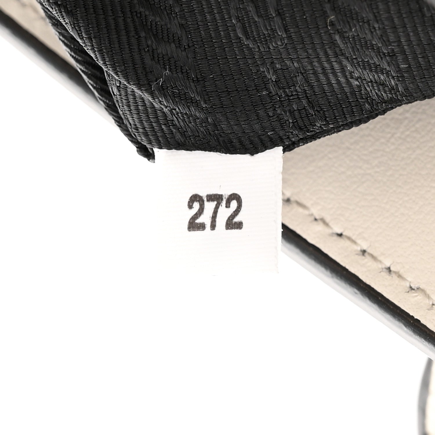 Prada Saffiano Lux Logo Embossed Large Shoulder Tote Handbag White 7 of 10