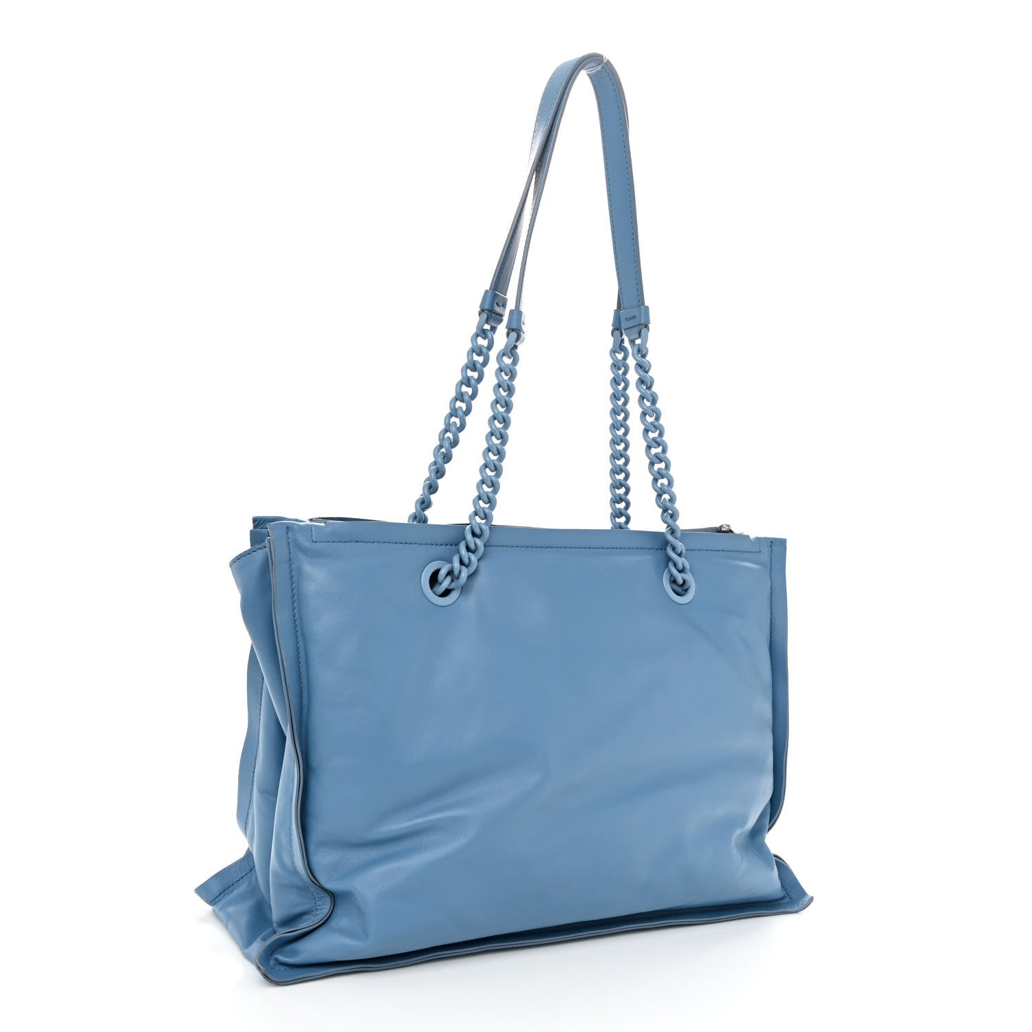 Salvatore Ferragamo Calfskin Viva Bow Tote Nigella Blue 3 of 11