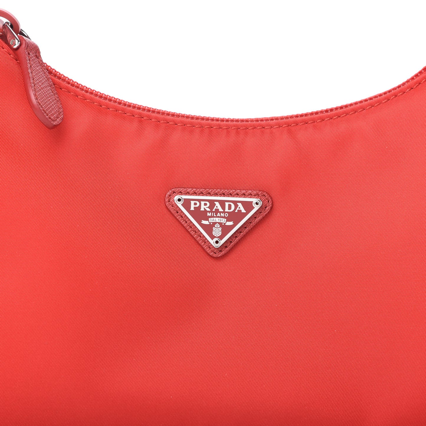 Tessuto Nylon Mini Re-Edition 2000 Bag Rosso