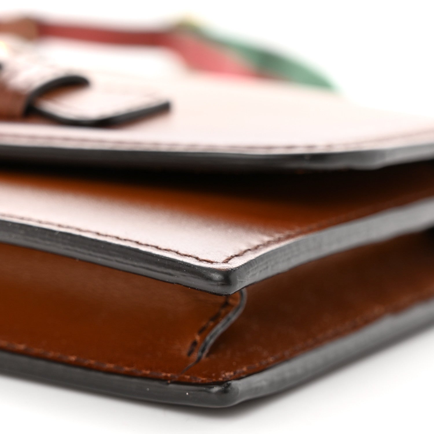 Gucci Calfskin Lady Web Convertible Wallet Cuir 10 of 13