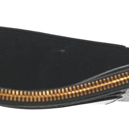 Miu Miu Madras Zip Card Case Black 8 of 8