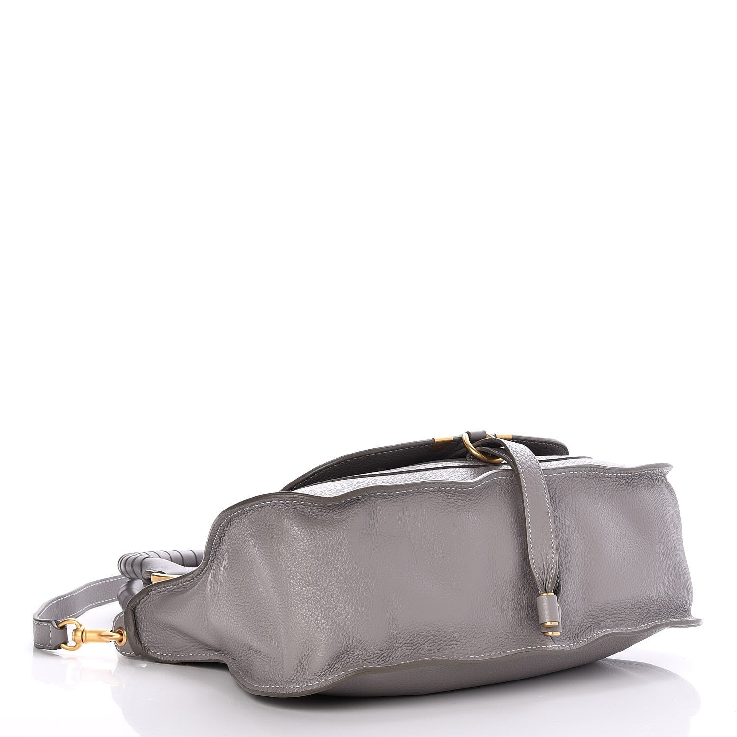 Chloe Calfskin Medium Marcie Satchel Cashmere Grey 5 of 12