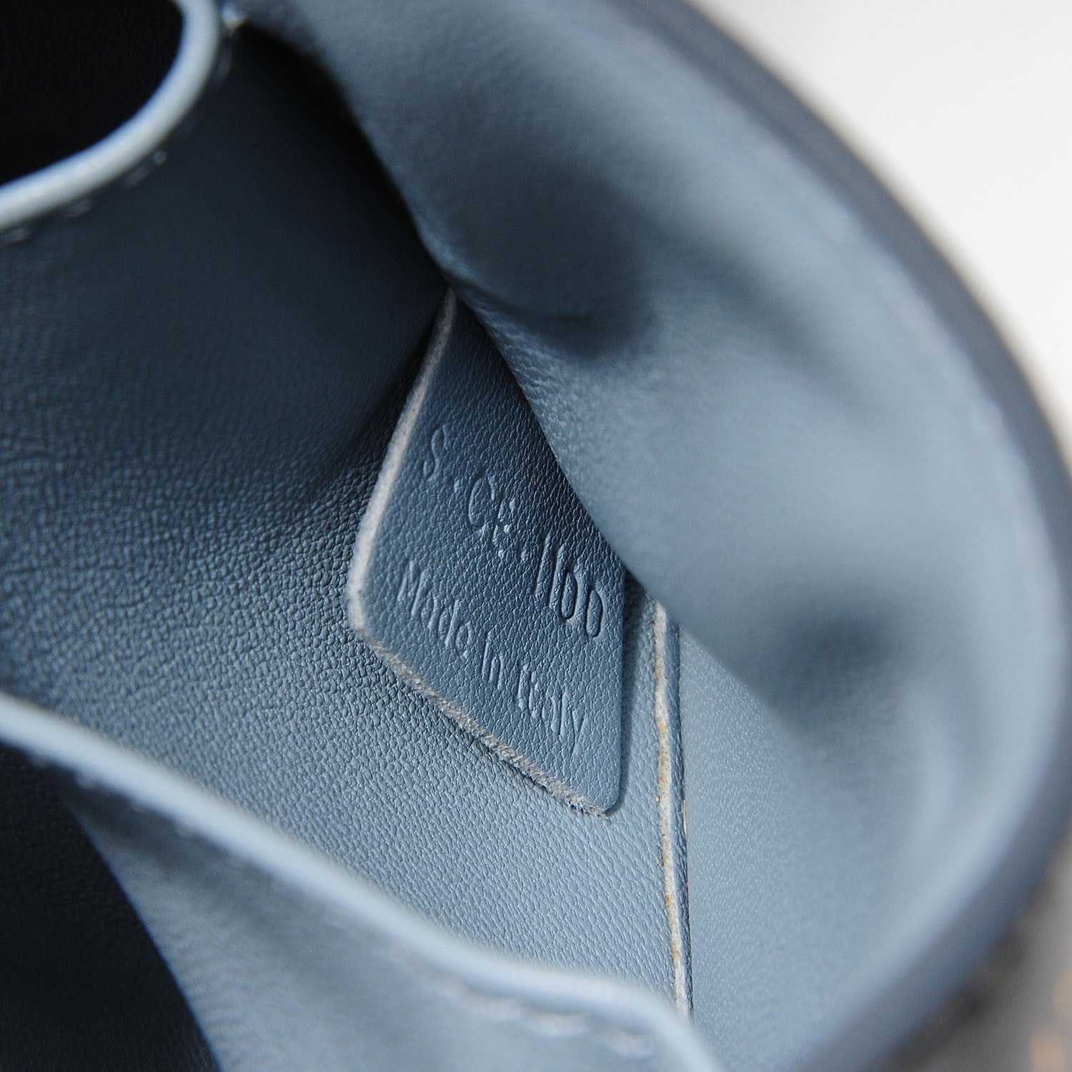 Celine Smooth Calfskin Medium Classic Box Flap Bag in Sky 5 of 7