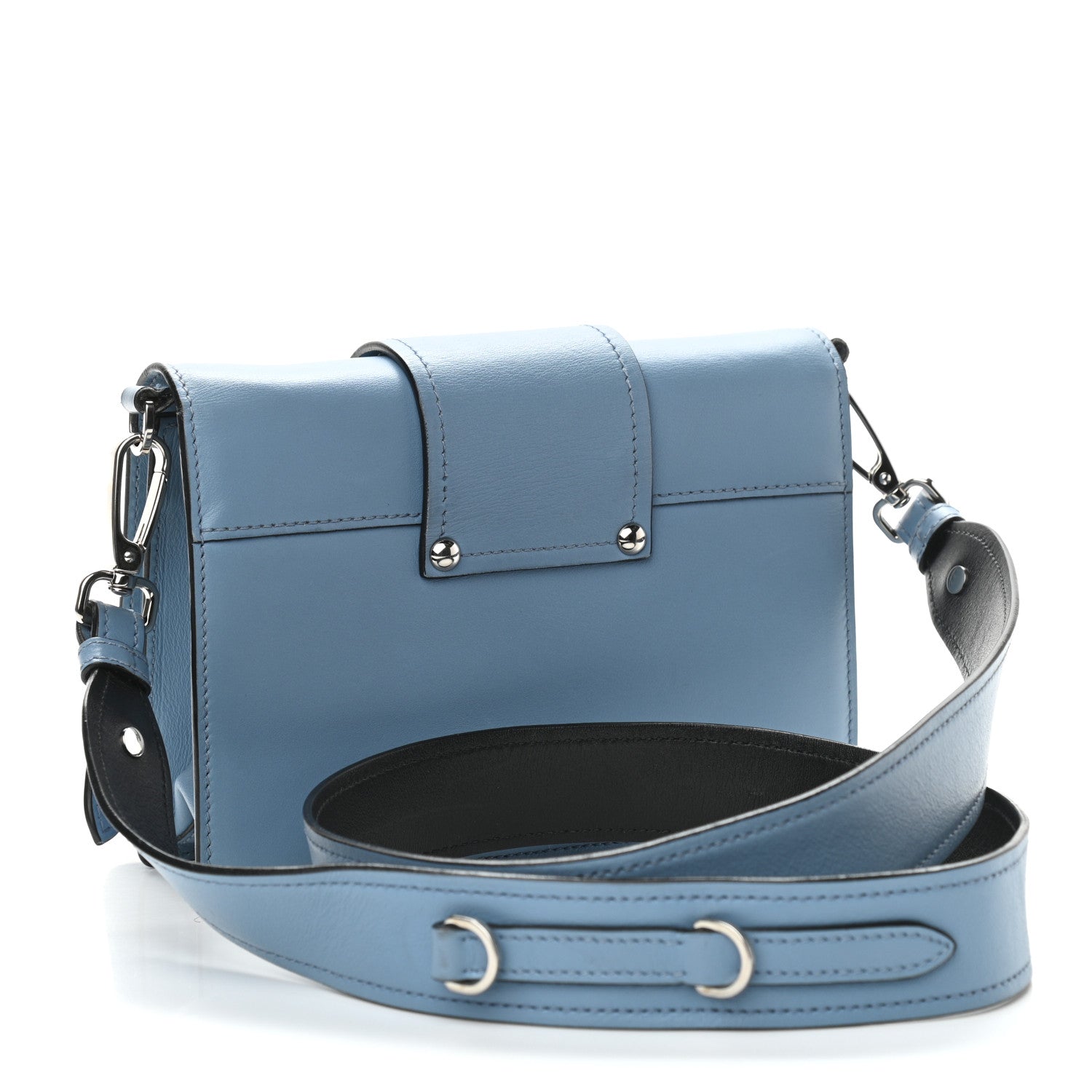 Prada City Calf Plex Ribbon Bag Astrale Rosa 2 of 8
