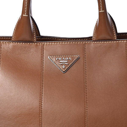 Prada Soft Calfskin Tote Cannella 13 of 13