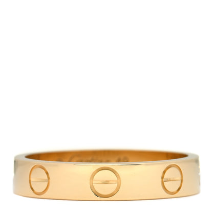 Cartier 18K Yellow Gold 3.5mm LOVE Wedding Band Ring 49 4.75 1 of 5