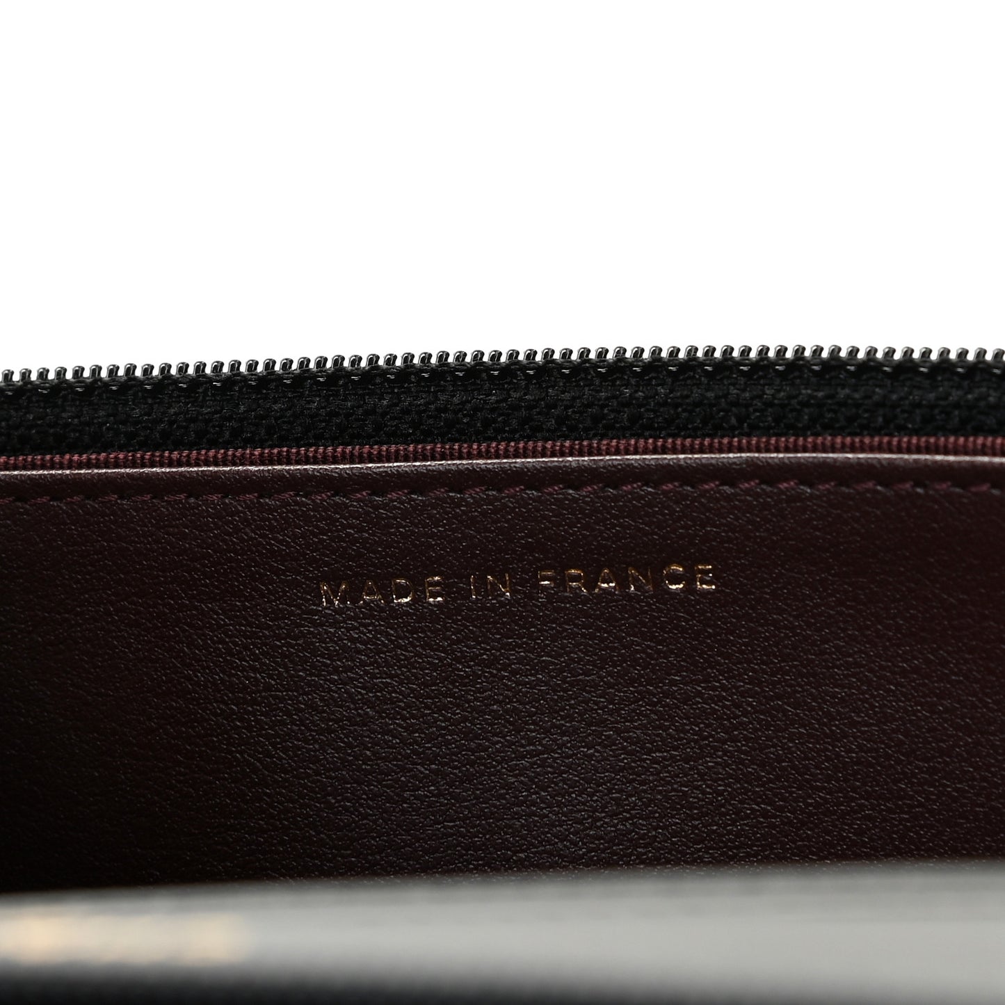 Aged Calfskin Quilted Reissue Wallet On Chain WOC Black