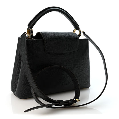 Louis Vuitton Taurillon Capucines BB Black 3 of 9