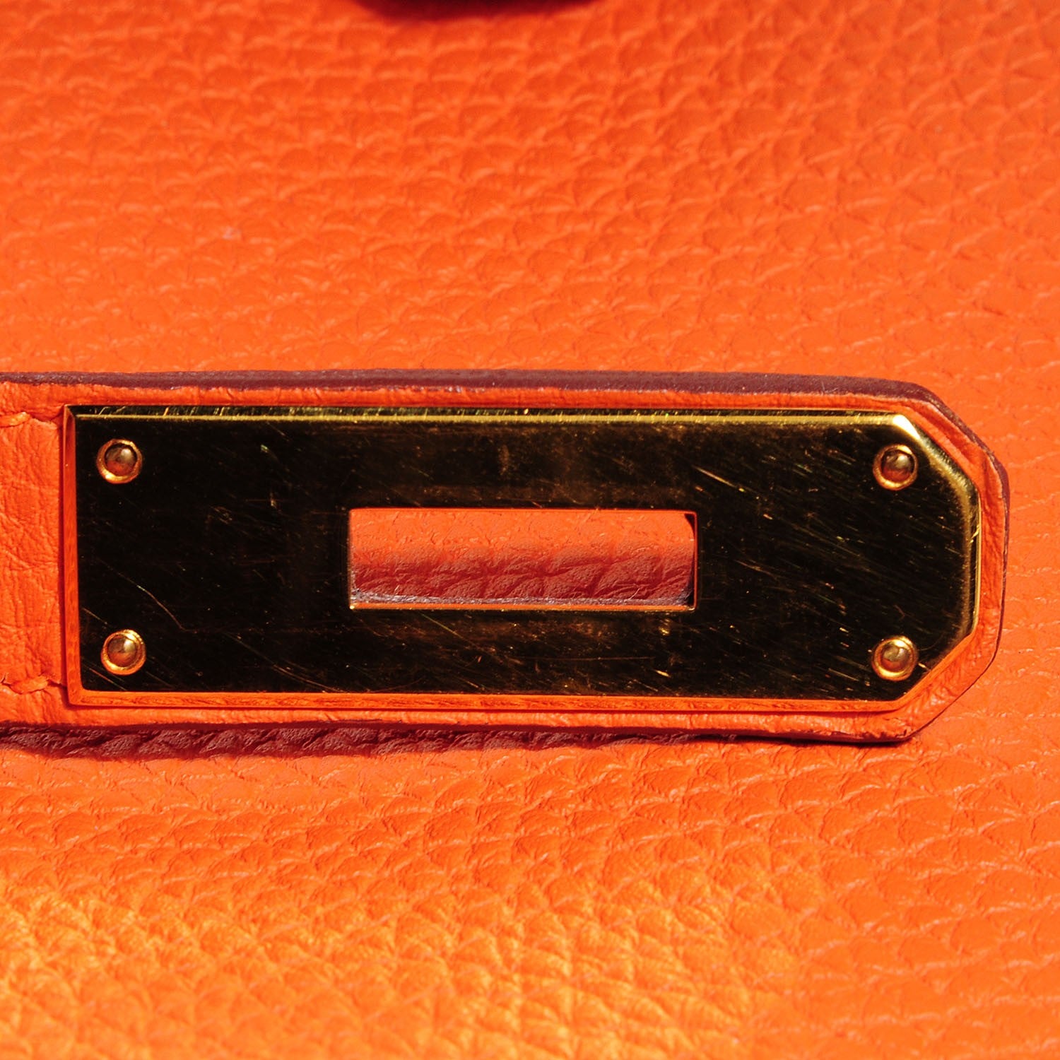 Hermes Togo Birkin 35 Orange 16 of 28