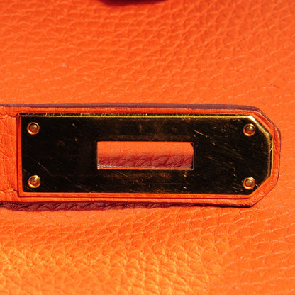 Hermes Togo Birkin 35 Orange 16 of 28