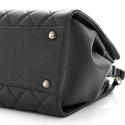 Chanel Caviar Quilted Medium CC Bucket Bag Black 10 of 11