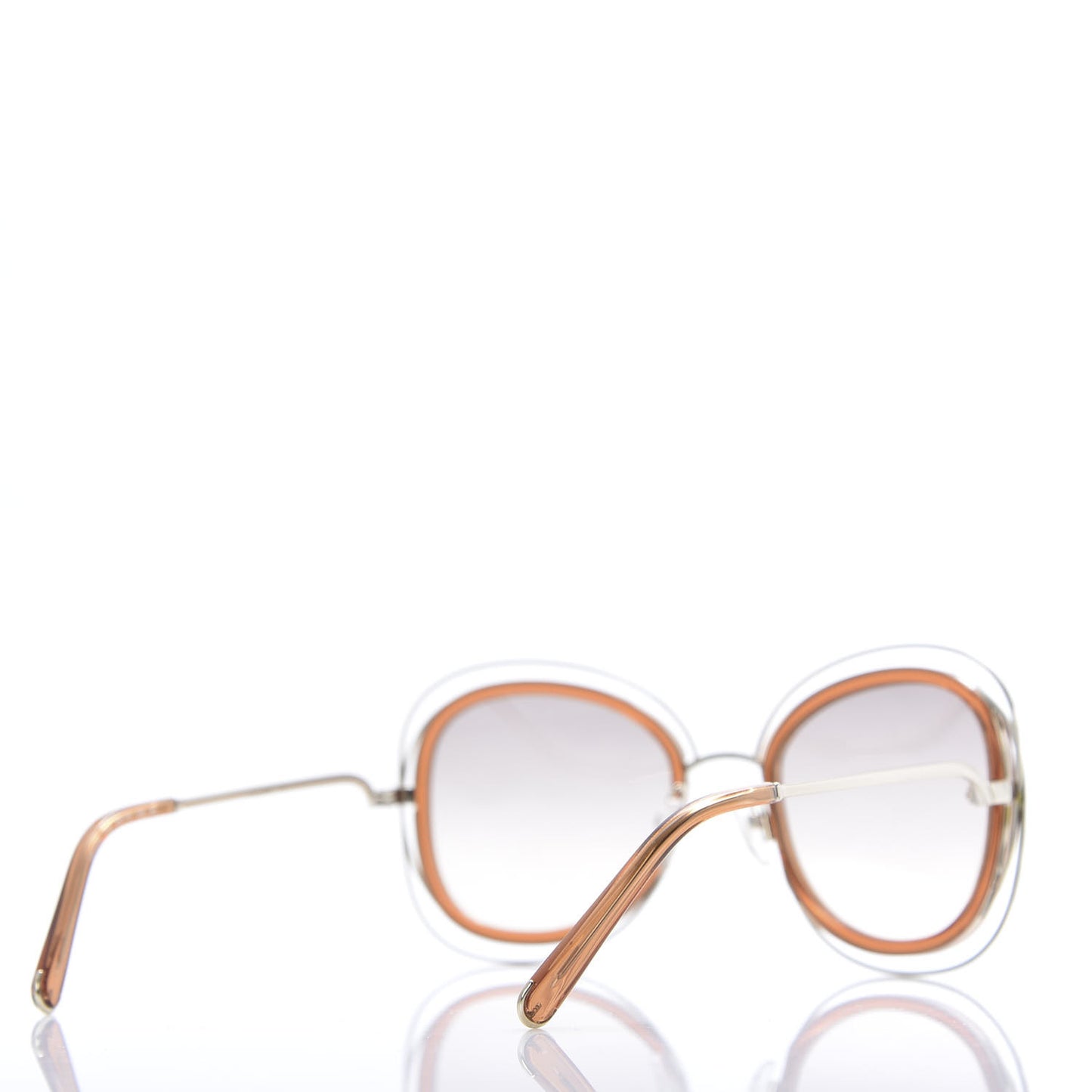 Oversized Carlina Sunglasses CE123S Gold Peach