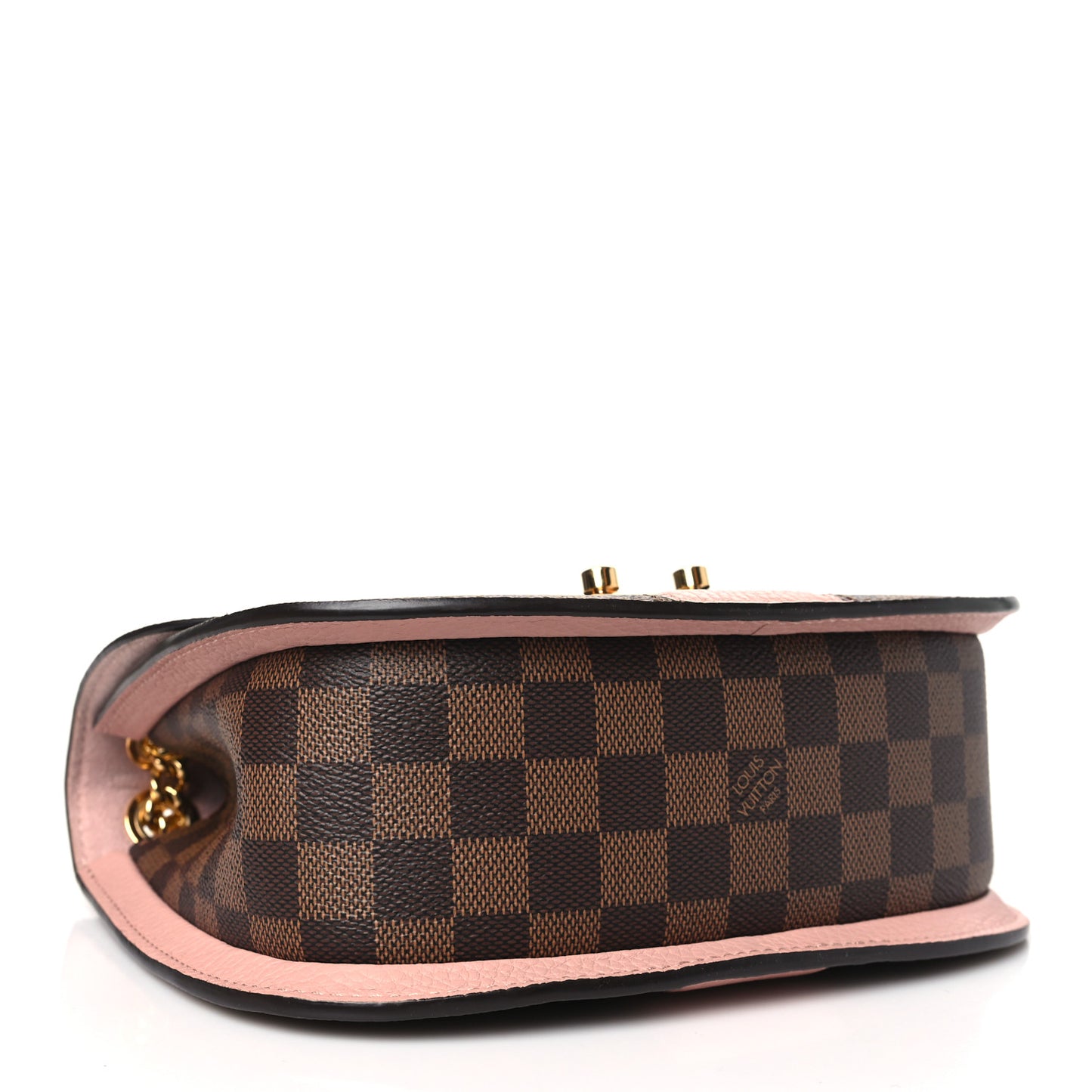 Damier Ebene Cuir Taurillon Wight Magnolia