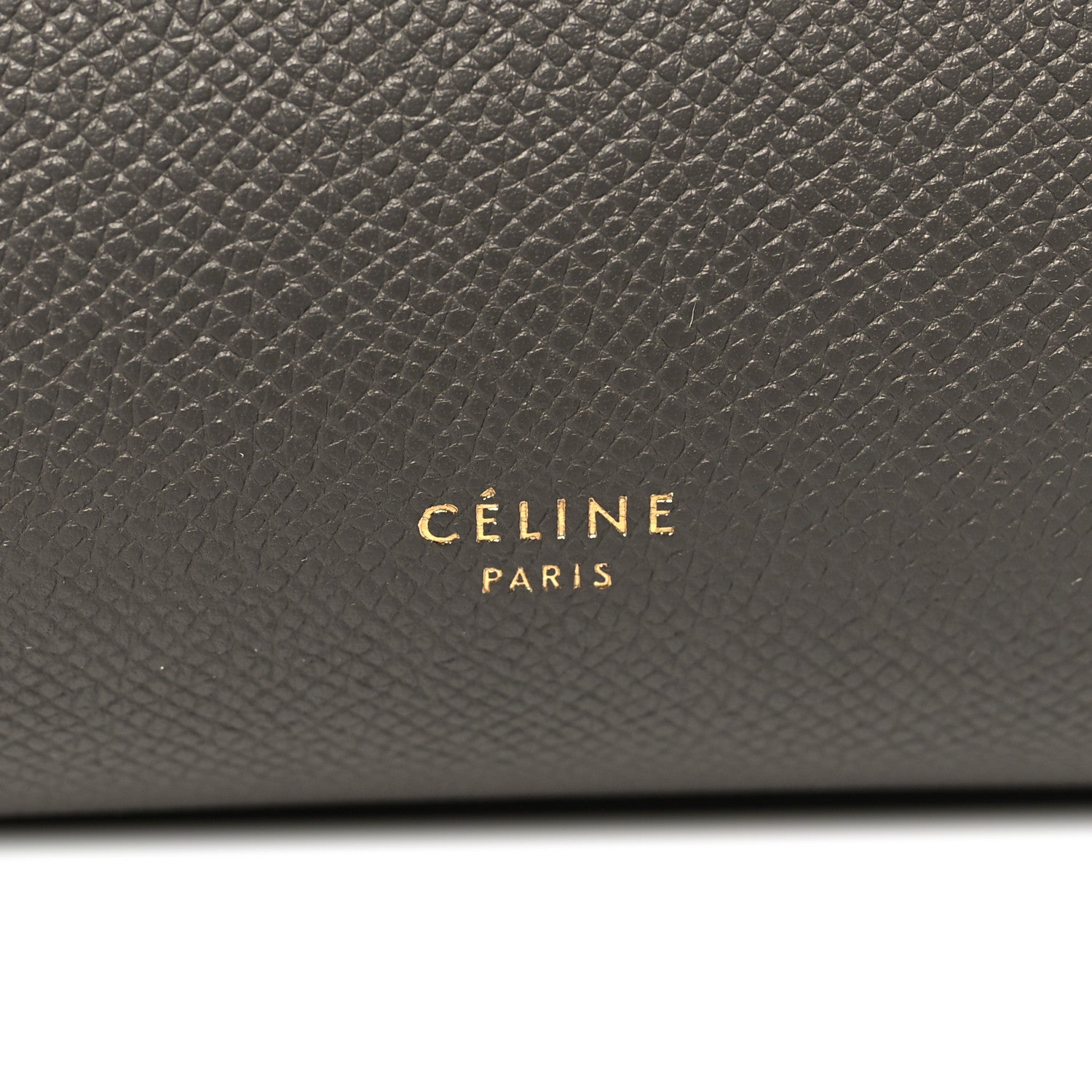 Celine Grained Calfskin Mini Belt Bag Grey 6 of 11