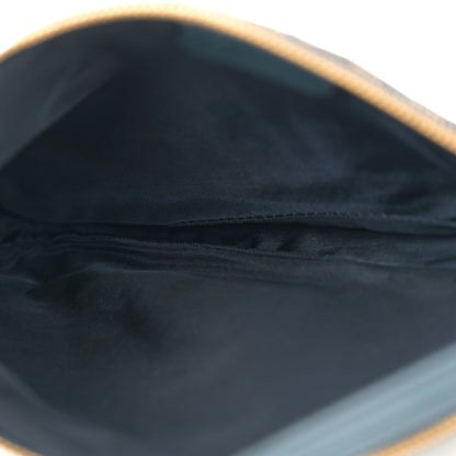 Christian Dior Monogram Mini Saddle Pochette Navy 5 of 11