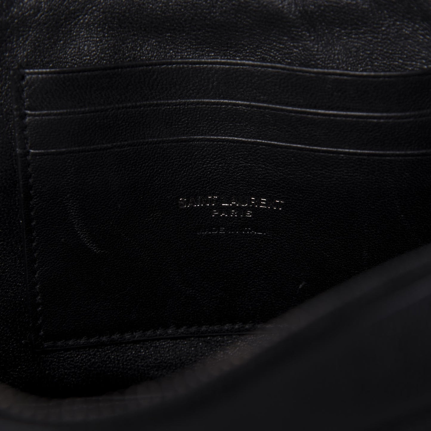 Grain De Poudre Matelasse Monogram Mini Lou Camera Bag Black