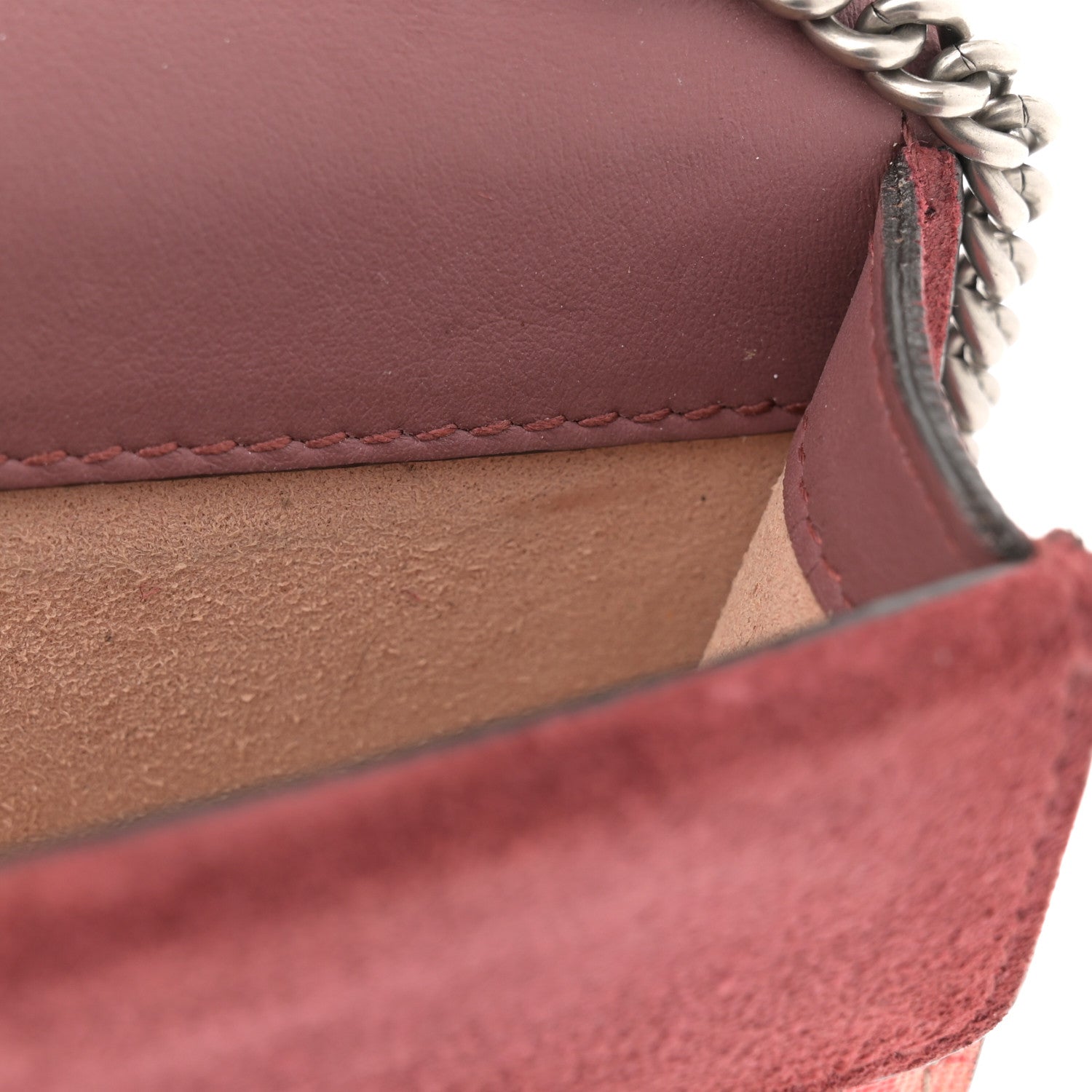 Gucci GG Supreme Monogram Blooms Super Mini Dionysus Shoulder Bag Beige Multicolor Dry Rose 10 of 12