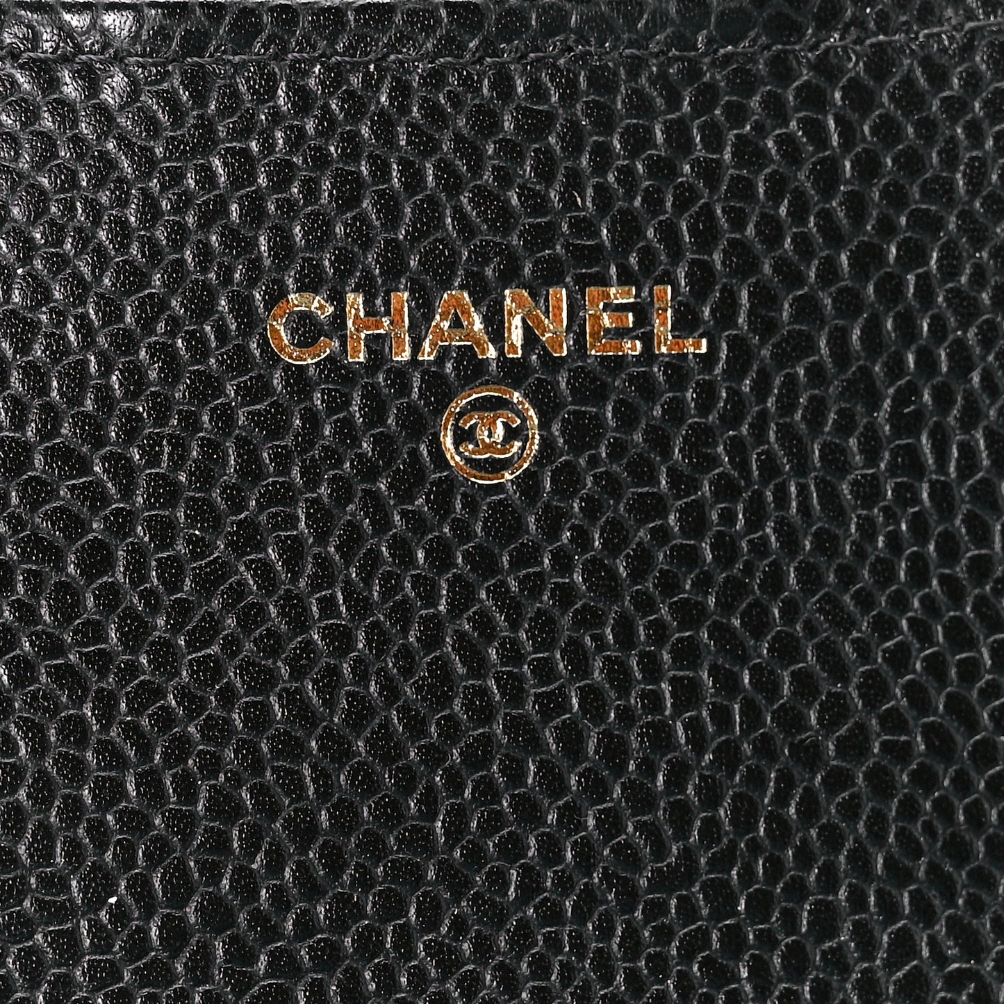 Caviar Quilted Large Flap Wallet Black