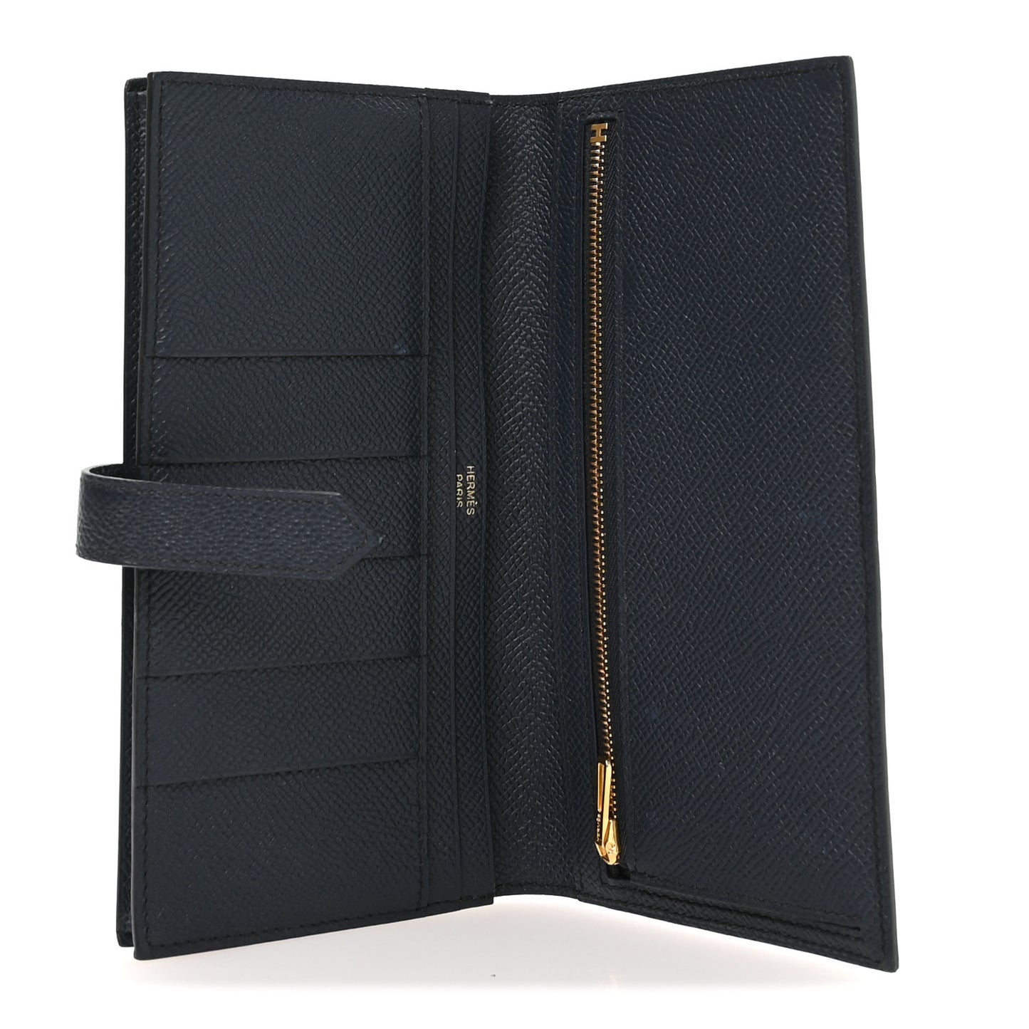 Epsom Bearn Gusset Wallet Deep Blue