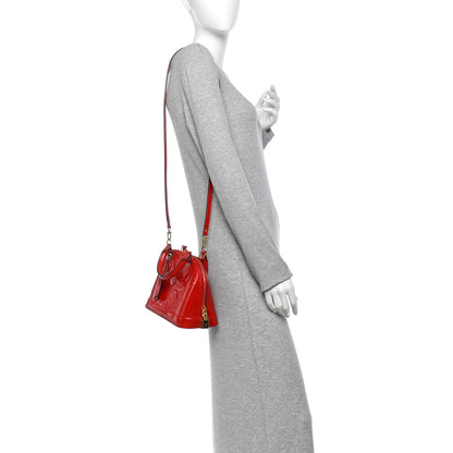 Louis Vuitton Vernis Alma BB Cherry 2 of 10