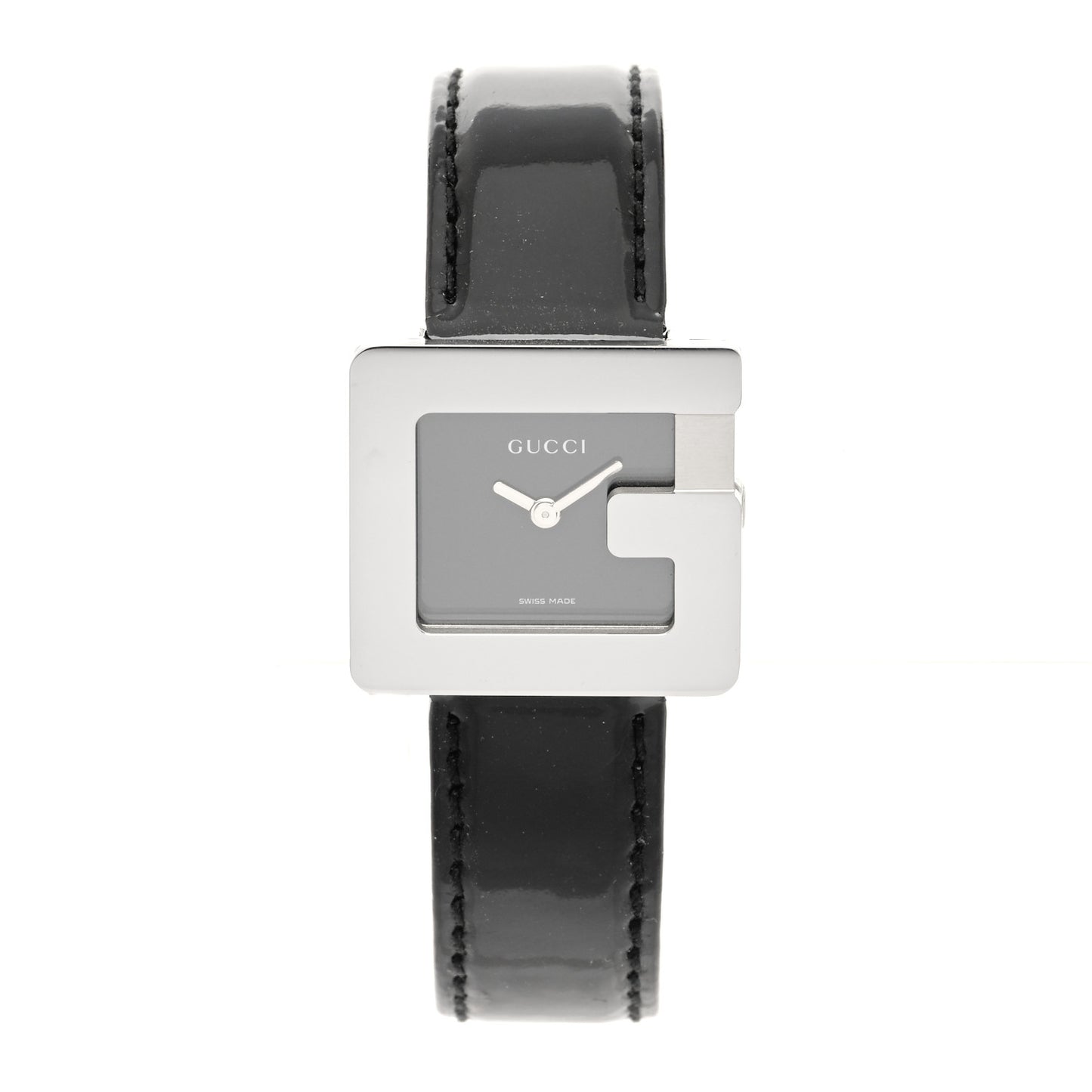 Stainless Steel Calfskin 23mm 3600L Quartz Watch Black