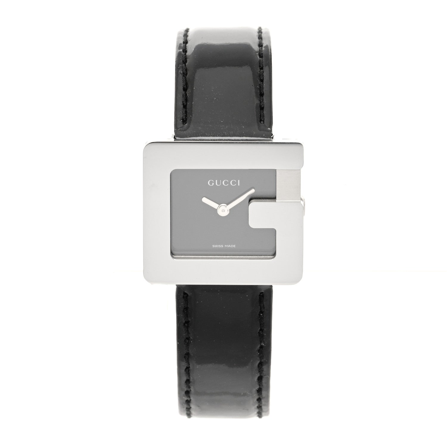 Gucci Stainless Steel Calfskin 23mm 3600L Quartz Watch Black 1 of 4