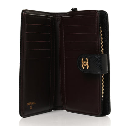 Chanel Caviar Quilted Zipped Pocket Wallet Black 5 of 12