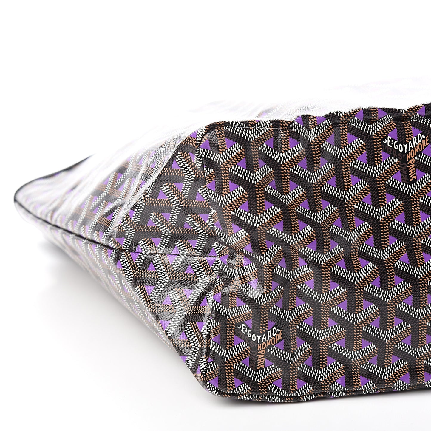 Goyardine Saint Louis Claire Voie PM Black Violet