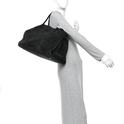 The Row Suede Soft Margaux 17 Black 2 of 10