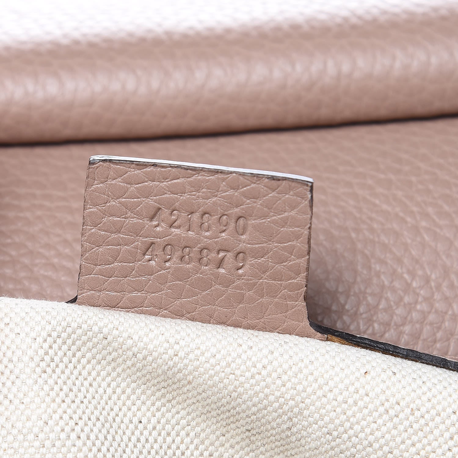 Gucci Calfskin Small Pearly GG Marmont Top Handle Bag Porcelain Rose 7 of 11