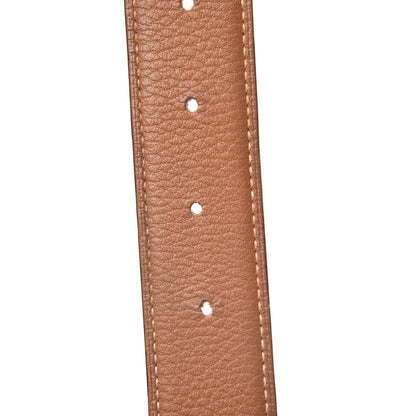 Hermes Box Togo 32mm H Belt 90 Black Gold 11 of 11