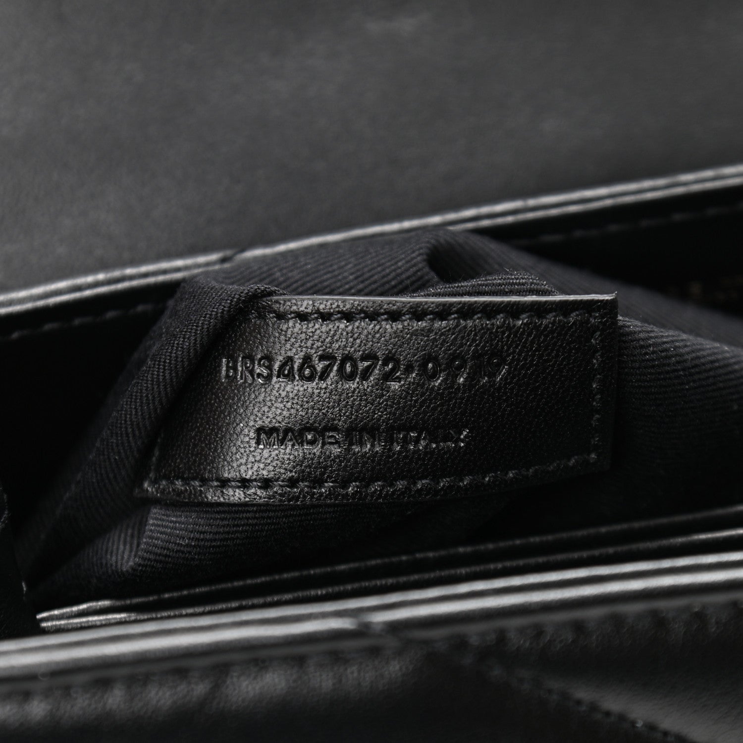 Saint Laurent Calfskin Y Quilted Monogram Toy Loulou Crossbody Bag Black 6 of 10