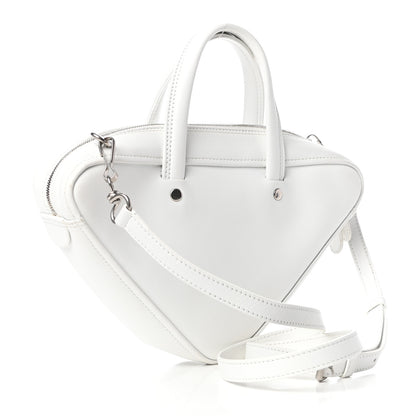 Balenciaga Calfskin XS Triangle Duffle White 3 of 8