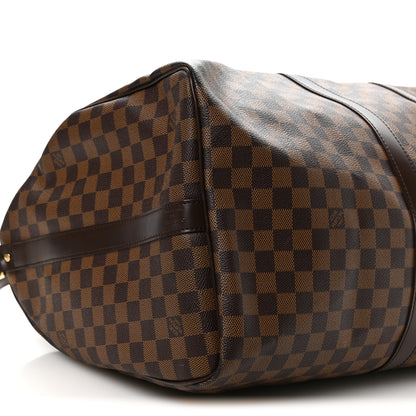 Louis Vuitton Damier Ebene Keepall Bandouliere 55 8 of 9