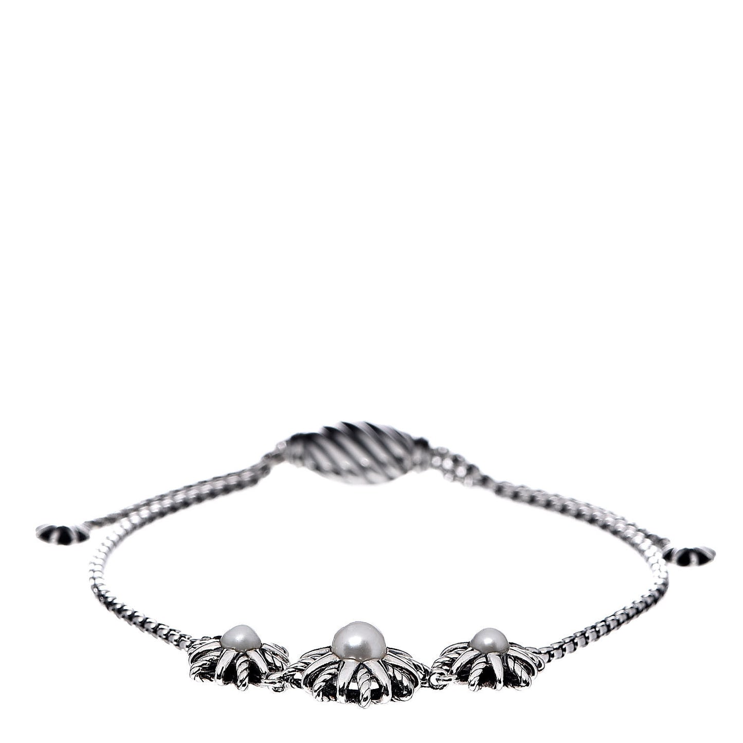 Sterling Silver Pearl Starburst Bracelet
