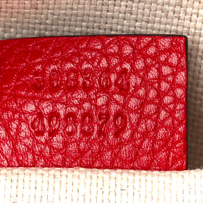 Gucci Pebbled Calfskin Small Soho Disco Bag Vibrant Red 7 of 11