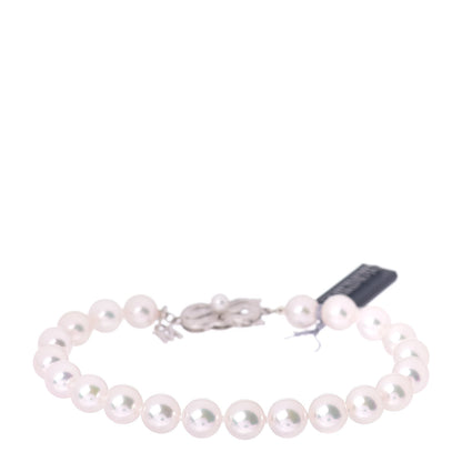 Mikimoto 18K White Gold Akoya Pearl 7mm Strand Bracelet 1 of 5