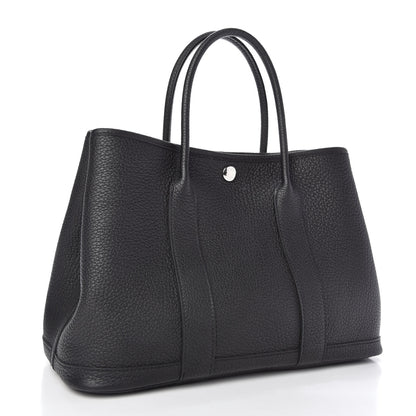 Hermes Vache Country Garden Party 30 TPM Black 3 of 10