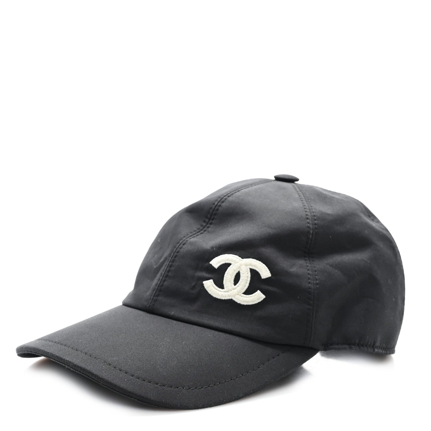Chanel Cotton CC Cap Hat Black 1 of 8