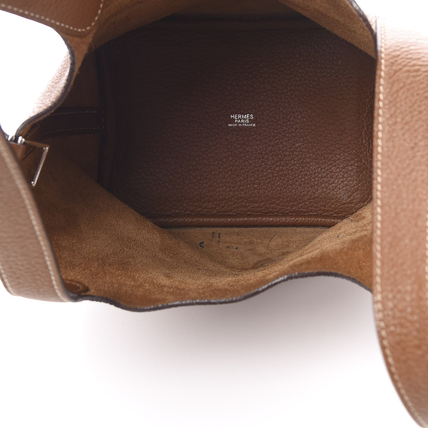 Hermes Taurillon Clemence Picotin 18 PM Gold 5 of 14