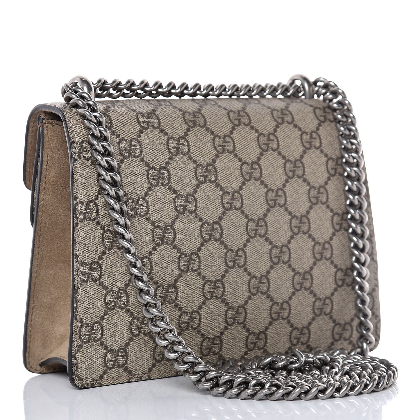 GG Supreme Monogram Mini Dionysus Shoulder Bag Taupe