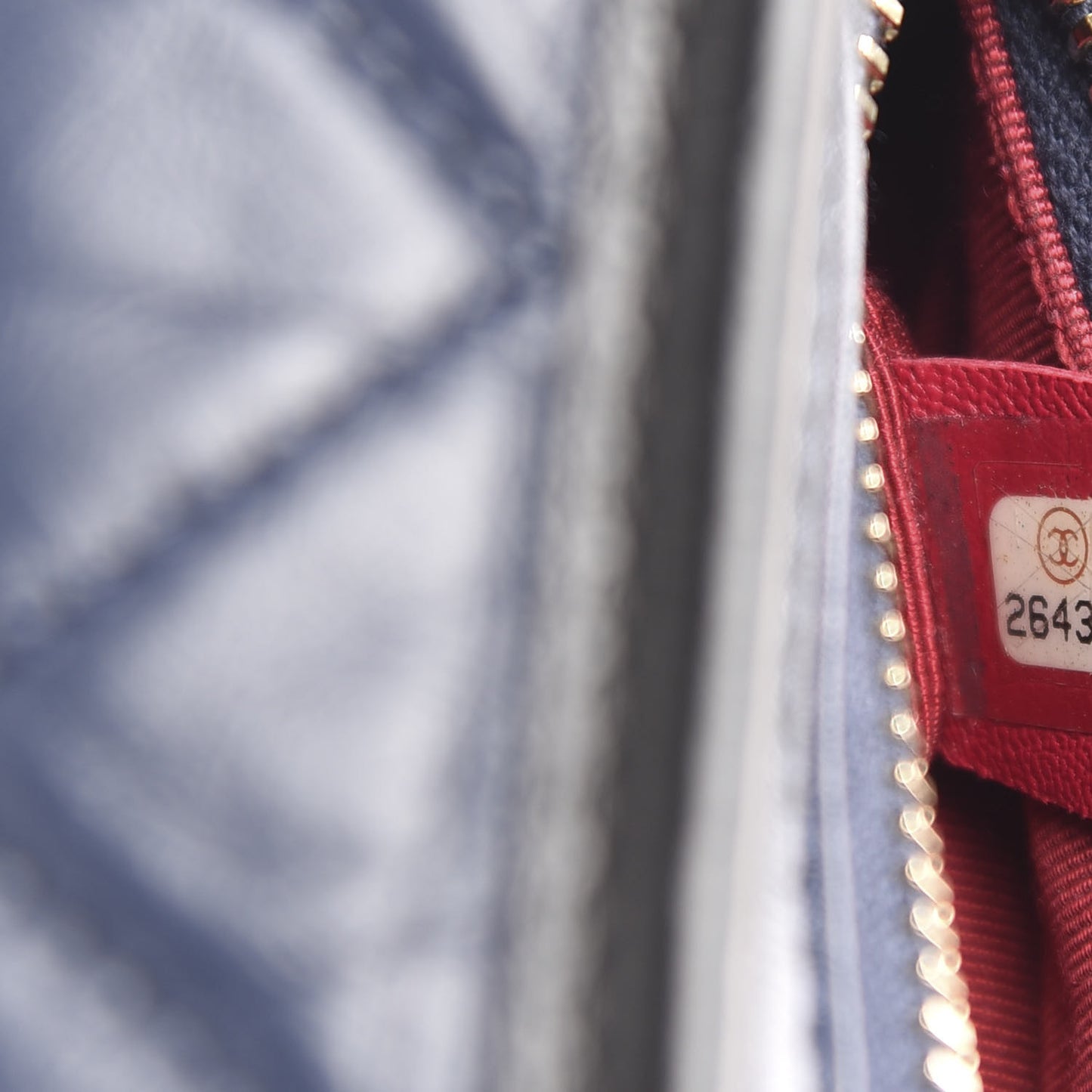 Aged Calfskin Quilted Small Gabrielle Hobo Navy Black