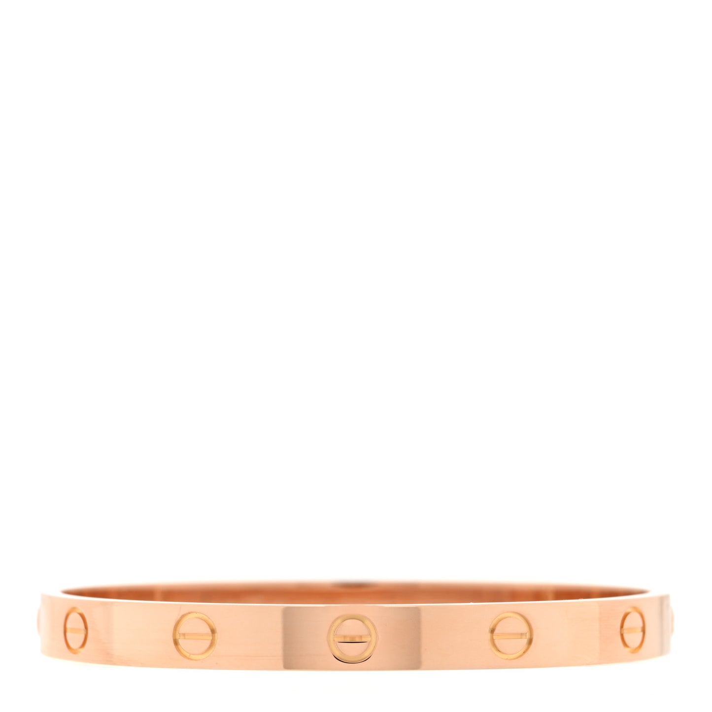 18K Pink Gold LOVE Bracelet 17