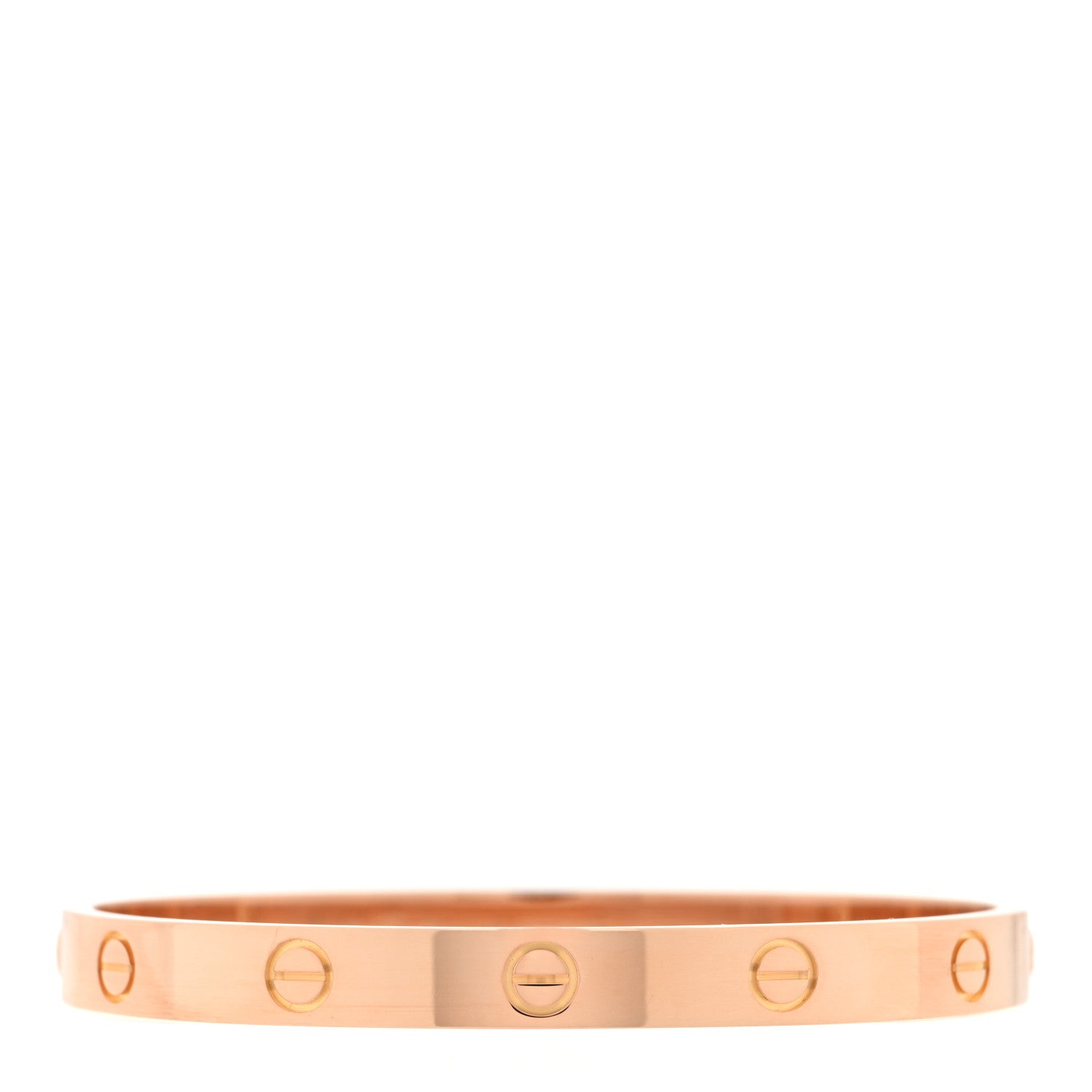 Cartier 18K Pink Gold LOVE Bracelet 17 1 of 7