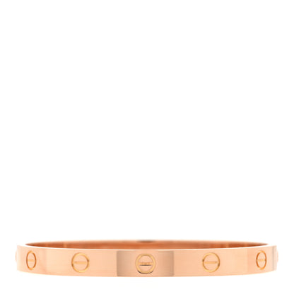 Cartier 18K Pink Gold LOVE Bracelet 17 1 of 7