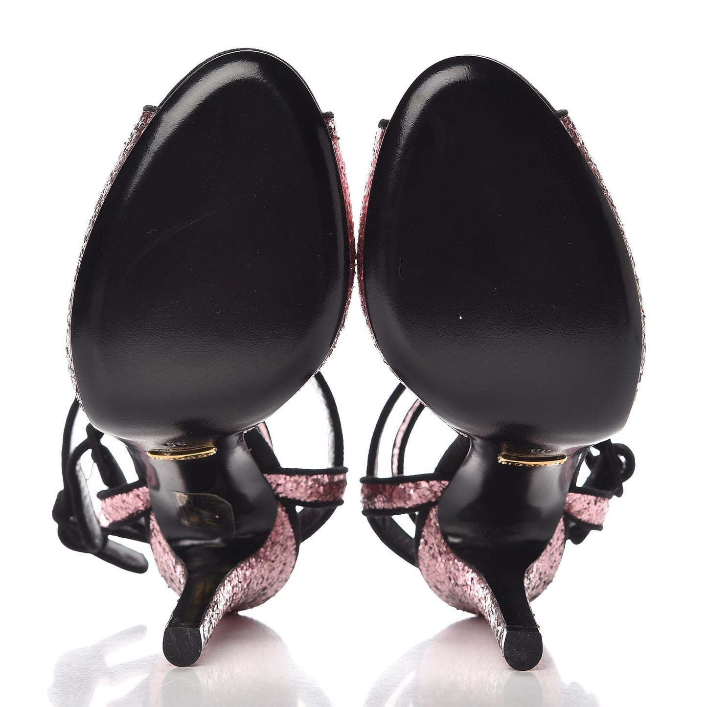 Glitter Suede Galactica Super Kid Platform Sandals 39 Soft Pink