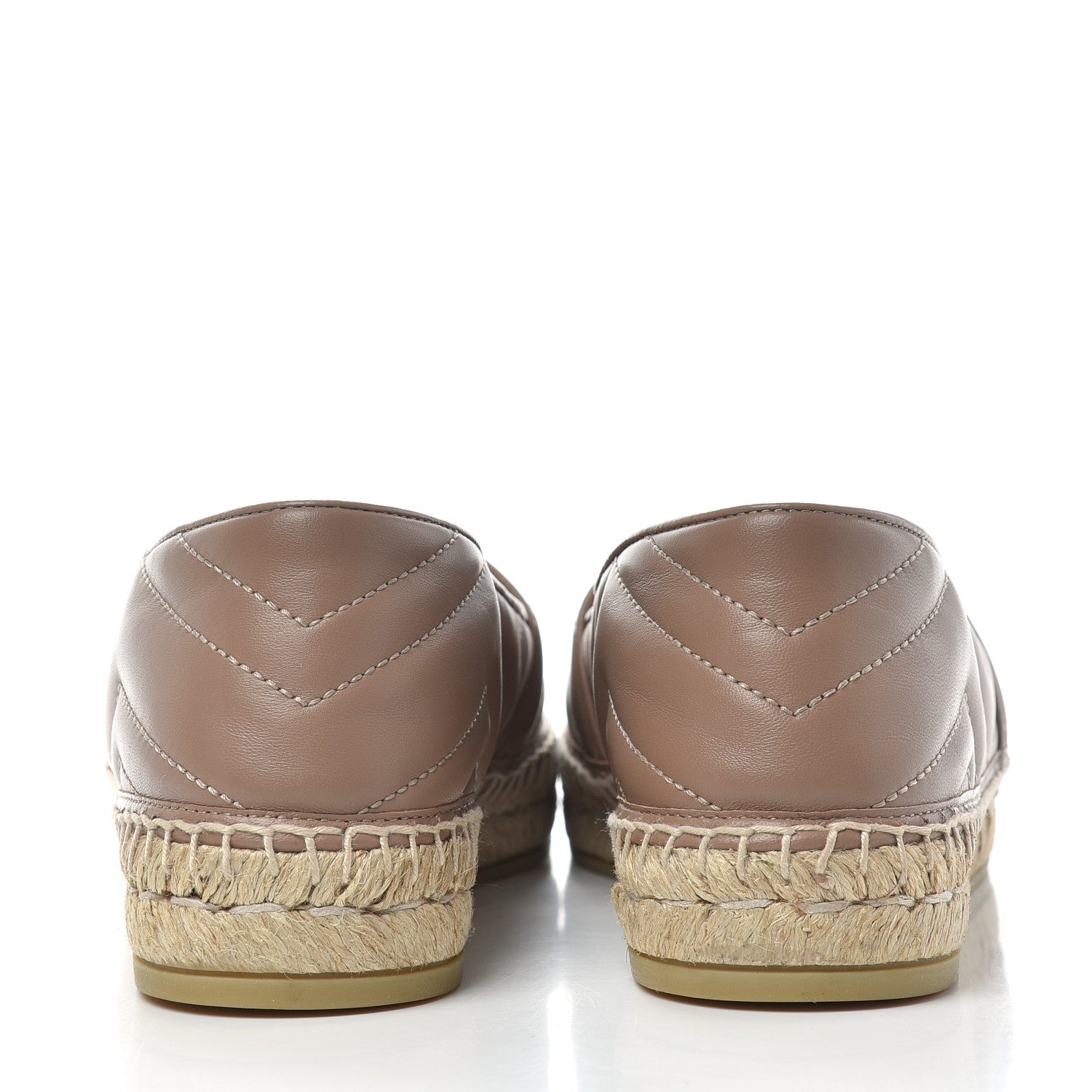 Gucci Nappa Matelasse GG Marmont Espadrilles 38.5 Porcelain Rose 7 of 11