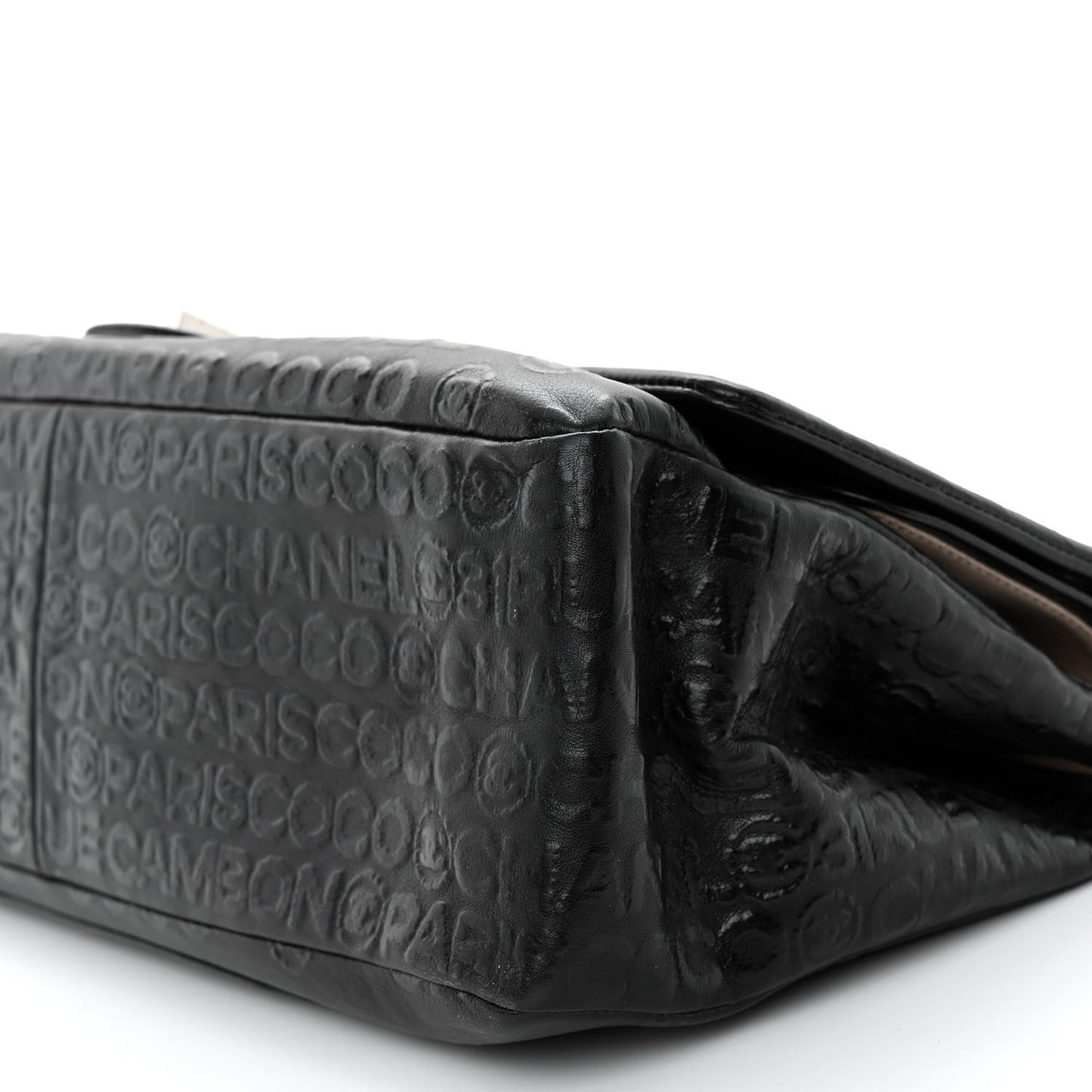 Calfskin Unlimited Jumbo Double Flap Black