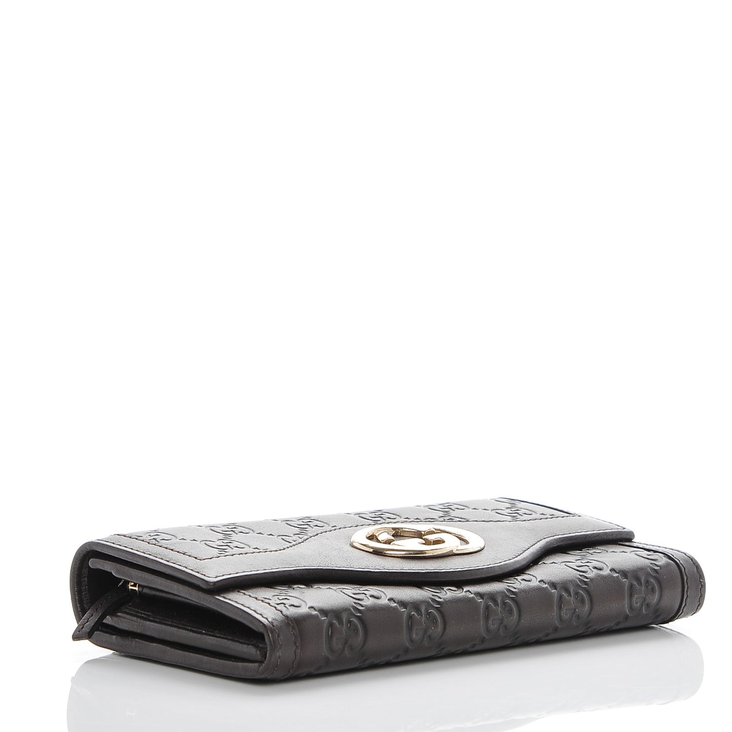 Guccissima Sukey Continental Wallet Chocolate