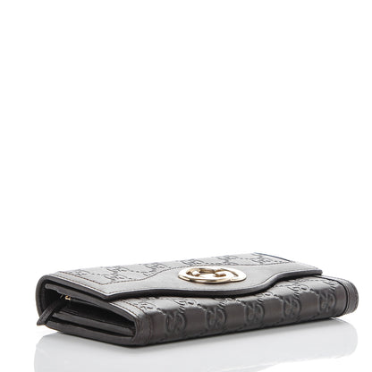 Gucci Guccissima Sukey Continental Wallet Chocolate 4 of 6
